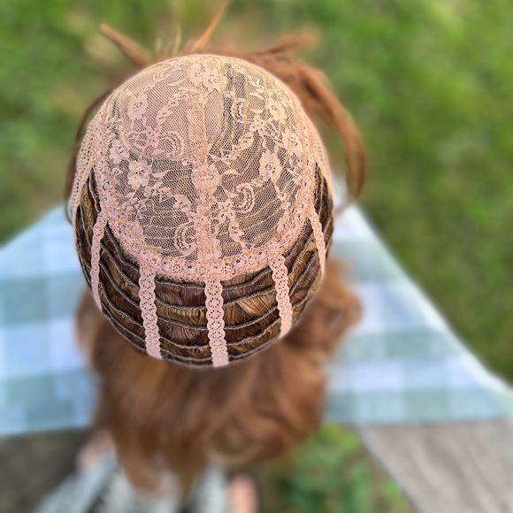 Sepia Strawberry Blonde with highlights wig - Picture 5 of 7